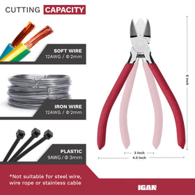 IGAN P6 ultra-sharp 6-inch cutters close-up showing precision edge