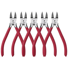 IGAN P6 wire flush cutters pack offering five versatile 6-inch tools