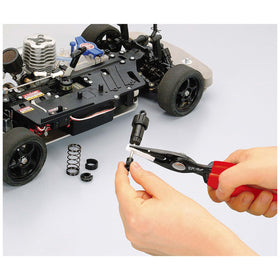 Igarashi Plyer IPS SH-165S soft touch handle close-up reducing hand fatigue.