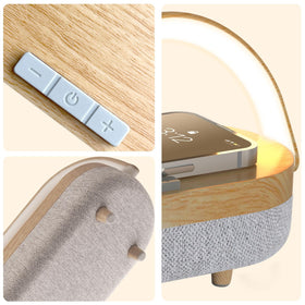 iGaur desk lamp with Bluetooth speaker delivers clear sound on your desk.