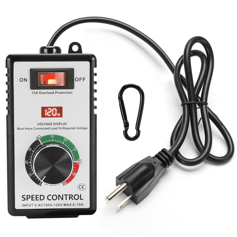 IGEYAPA AC motor speed controller with LED display for real-time voltage readouts