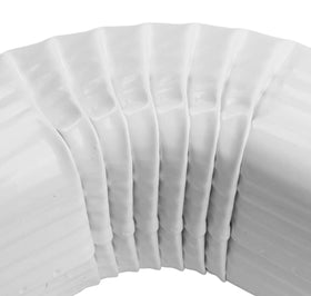 IGIUA downspout gutter elbow guide showing redirect options away from walls