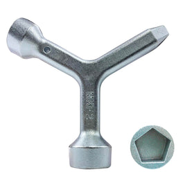IGIUA MKF2 triangle curb box key for fast meter lid access.
