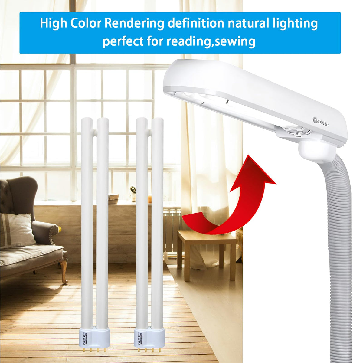 Ignixlite 24W PL24-C 1300 lumens, bright detail for reading.