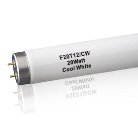 Ignixlite F20T12 CW 24-inch bulbs six-pack for bright, energy-efficient garage lighting.