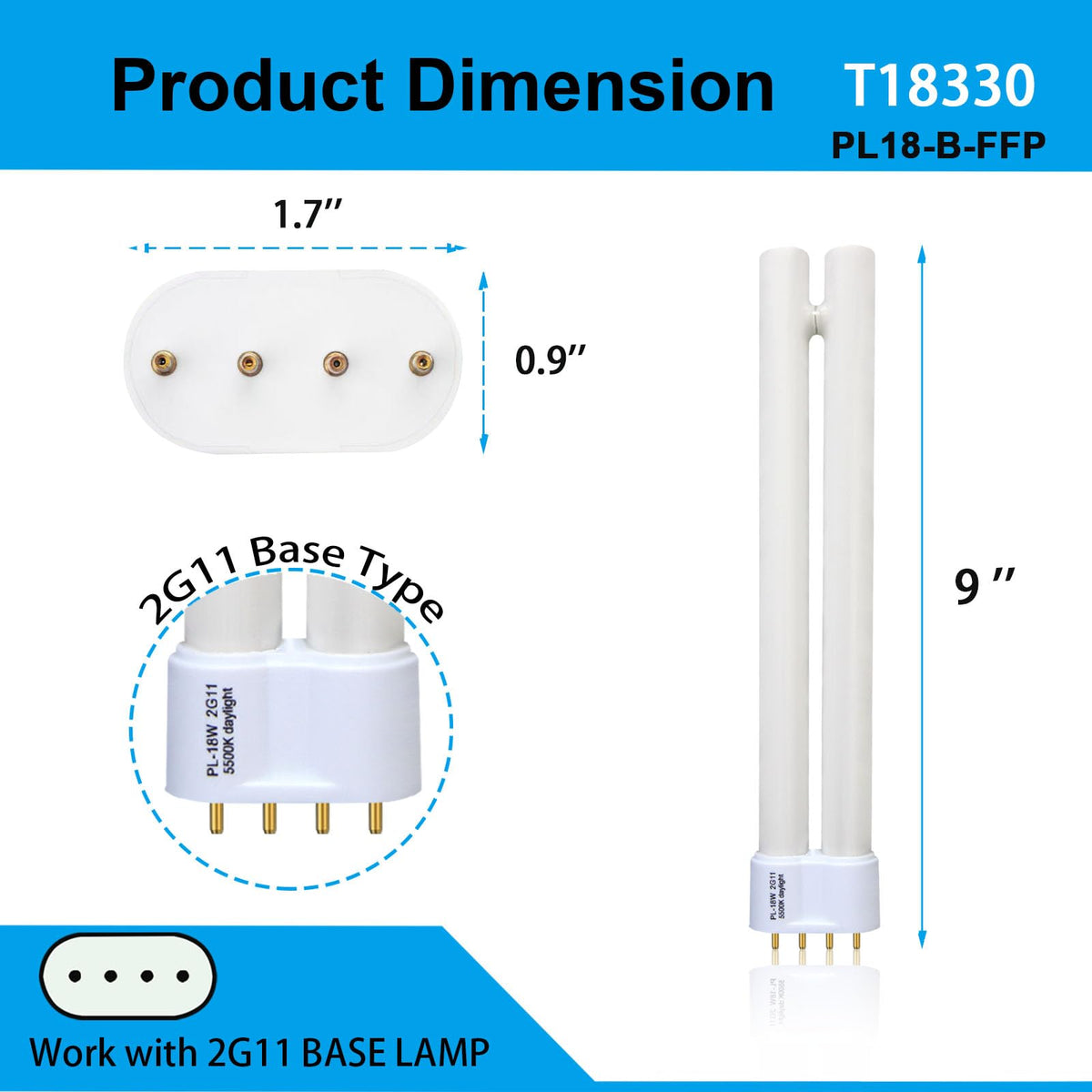 Ignixlite PL18-B compatible OttLite models show clear daylight illumination.
