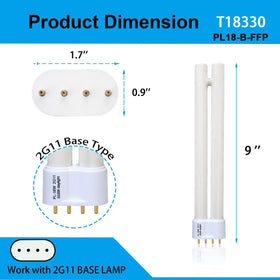 Ignixlite PL18-B compatible OttLite models show clear daylight illumination.