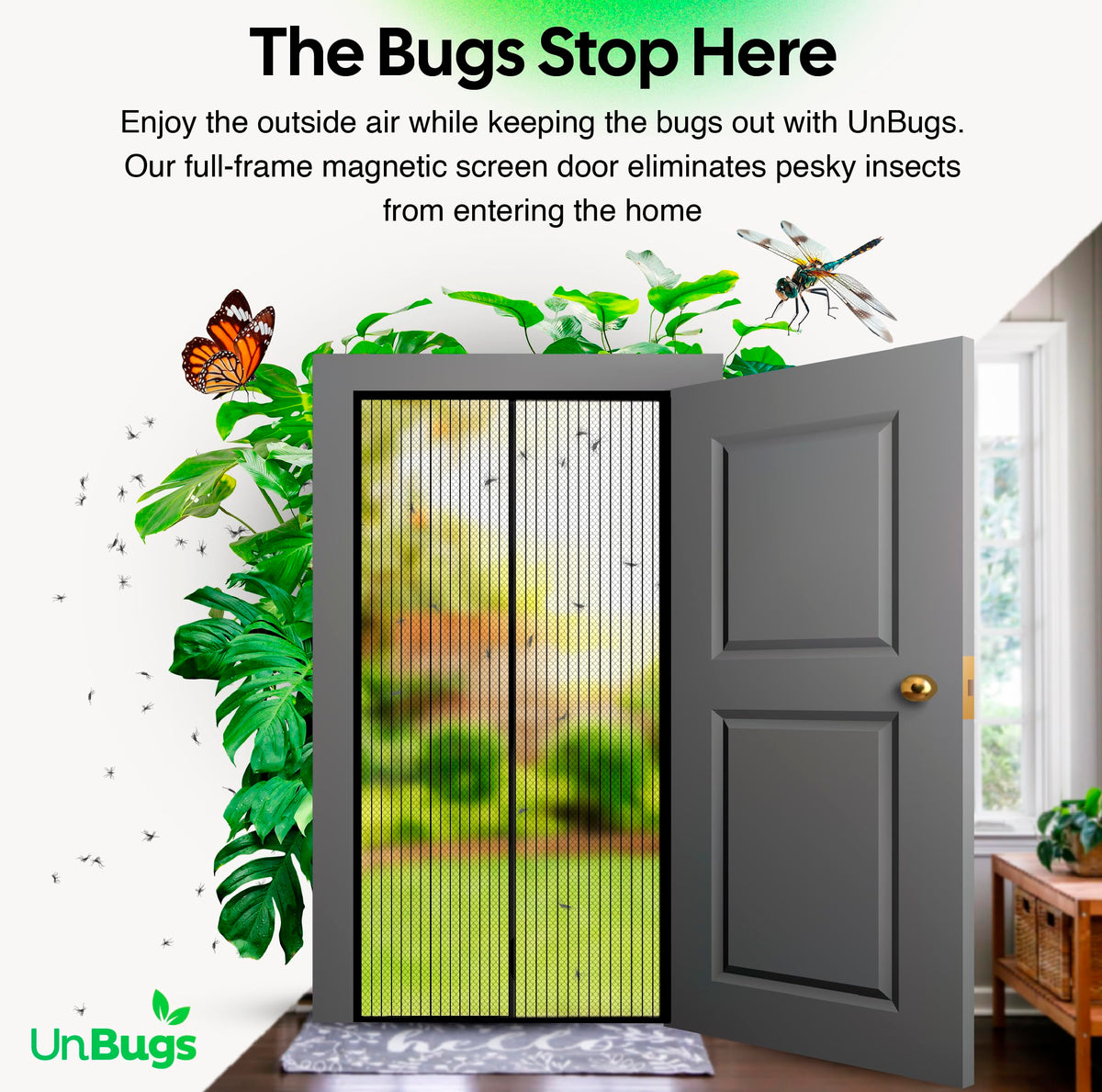 iGotTech UnBugs full-frame attachment with reinforced stitching for durable installation.