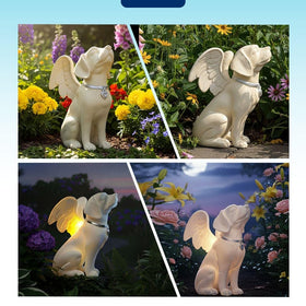 iHeartDogs weather-resistant resin memorial statue designed to endure year-round outdoors.