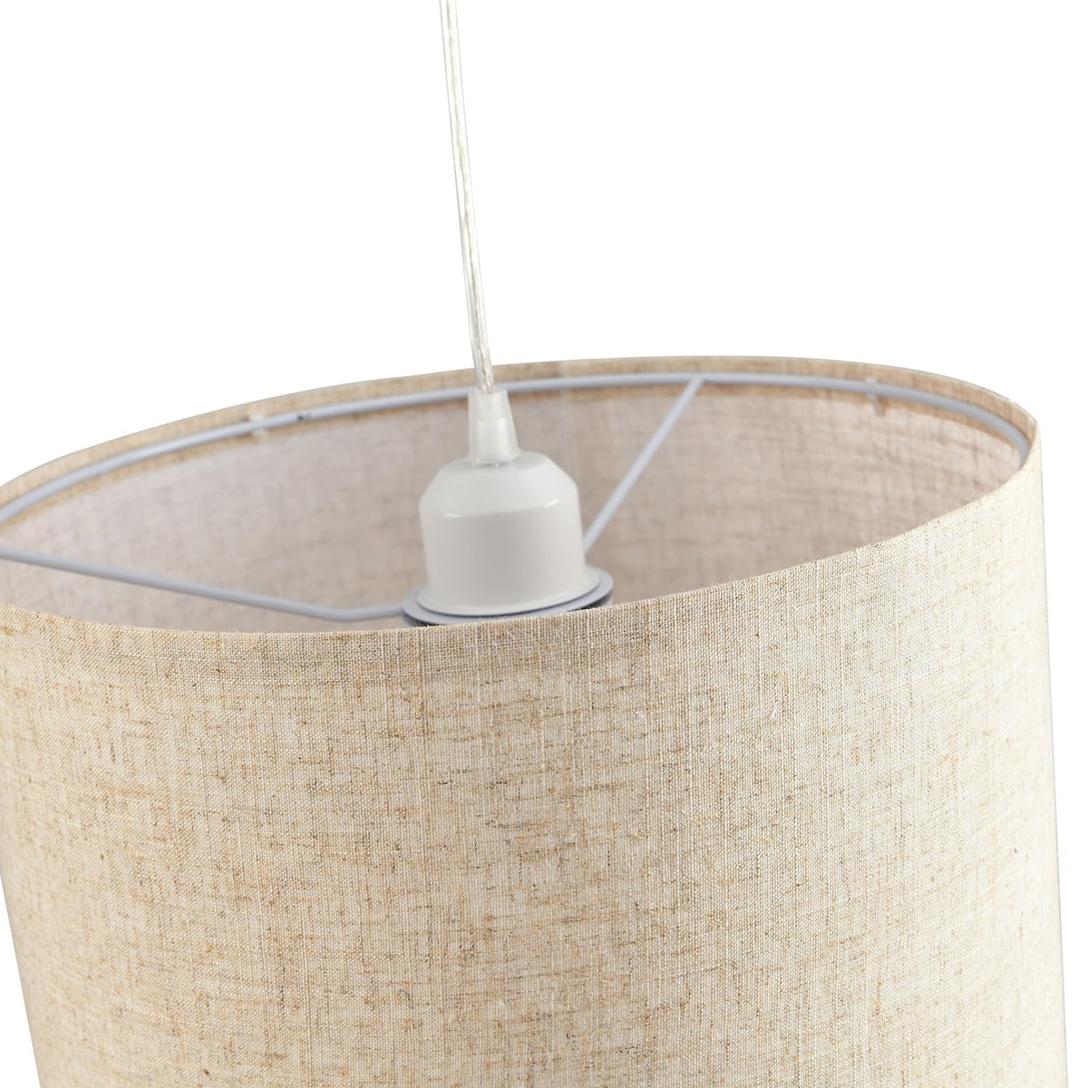 IHENGYANLT 15ft clear cord hanging light offers flexible height placement