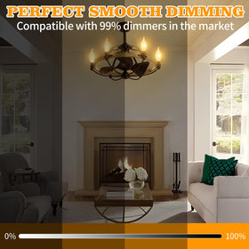 IINVGOOD 90+ CRI bulbs render true colors for comfortable viewing