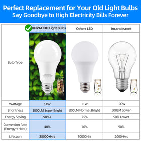 IINVGOOD CRI 90+ bulb highlights true colors in décor and photography.