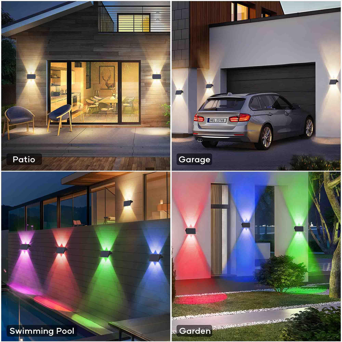 IIRARA fence lights six-pack offers broad coverage for yard and deck.