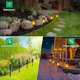 IkeeRuic waterproof ABS lights weathering rain and snow