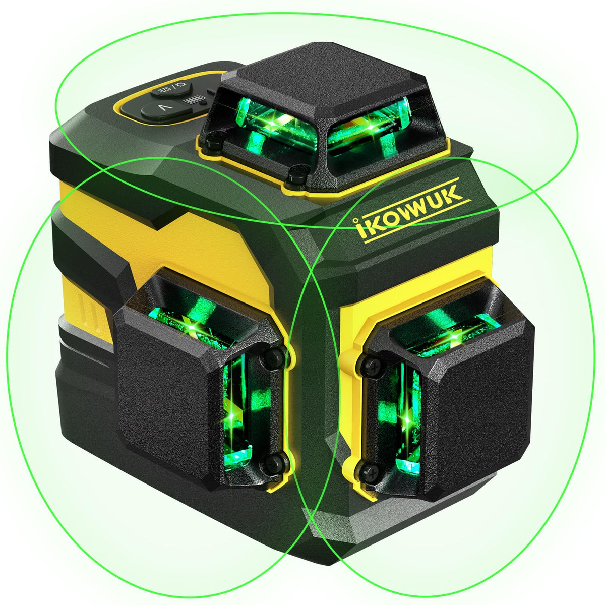 IKOVWUK laser level with 360 horizontal laser for precise room layout