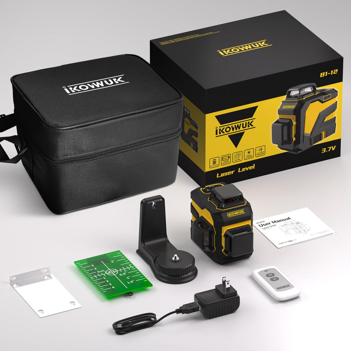 IKOVWUK laser level manual leveling lets you set angles freely