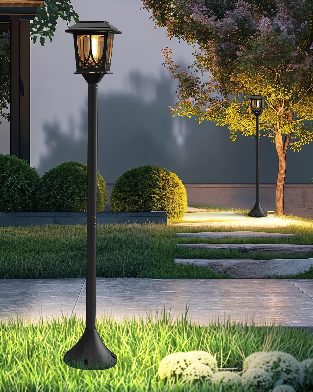 ILANCK height-adjustable pathway light for customized lighting