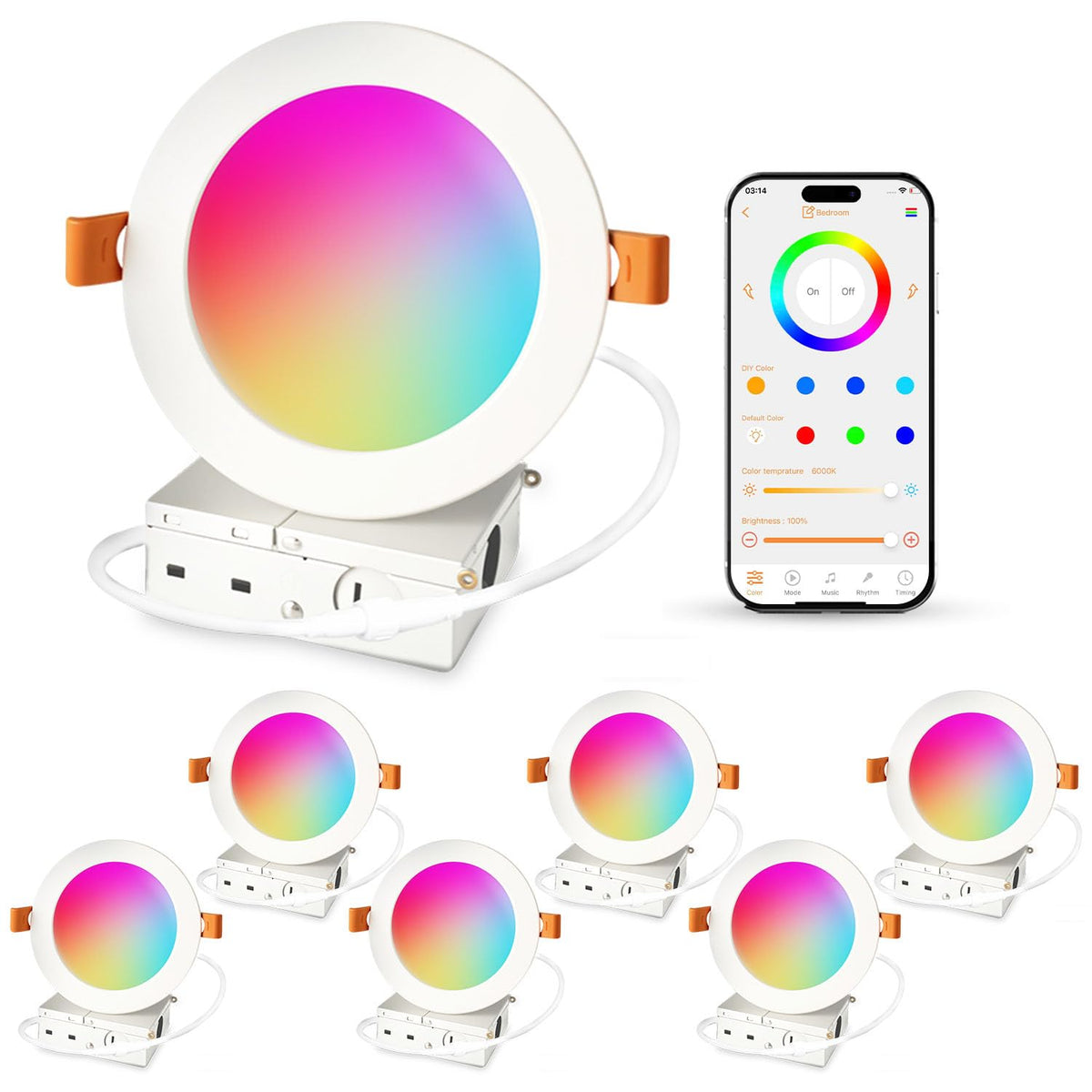 ILC 4-inch LED downlight ceiling profile for a clean, recessed look