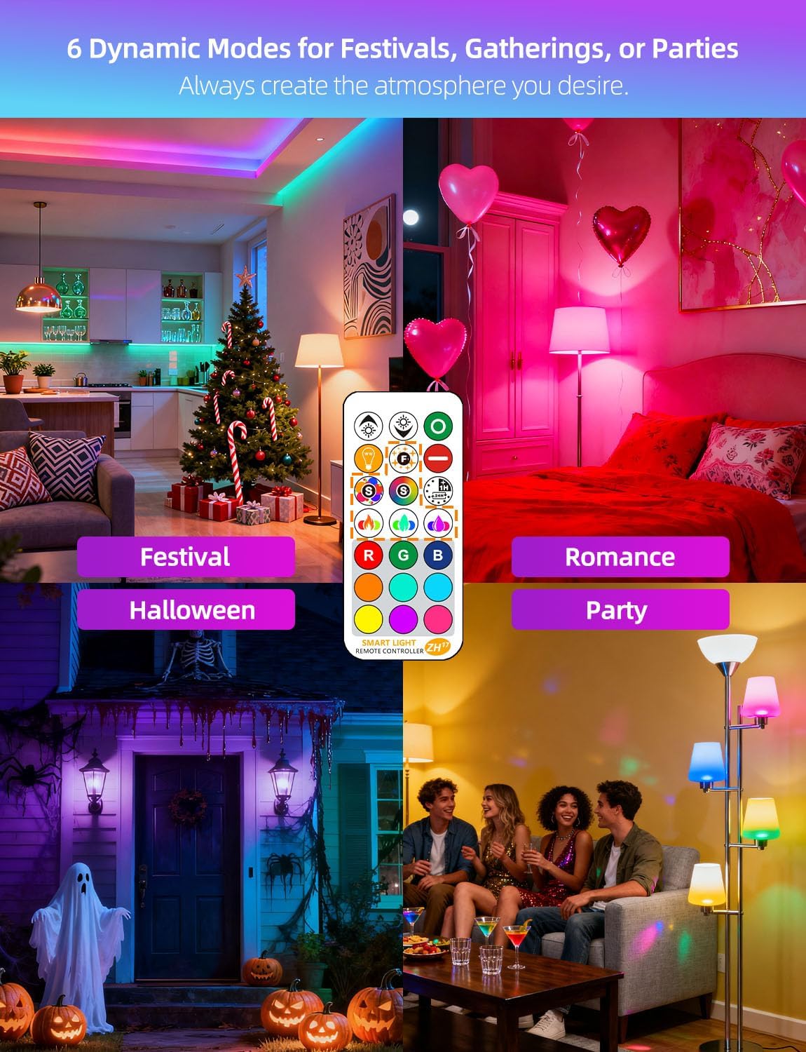 ILC bulb supports sync across multiple fixtures for cohesive lighting.