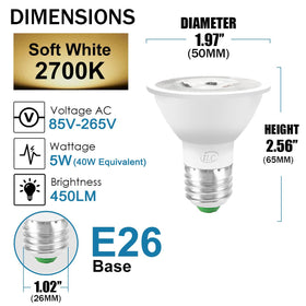 ILC Par16 RGB bulb with 12 colors for mood lighting