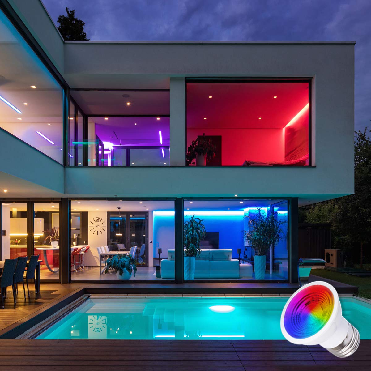 ILC Par16 warm white 2700K dimmable option for cozy scenes