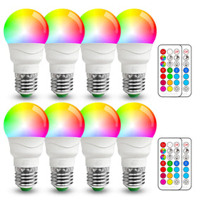 ILC RGB LED Bulb with 270-degree beam for ambient lighting