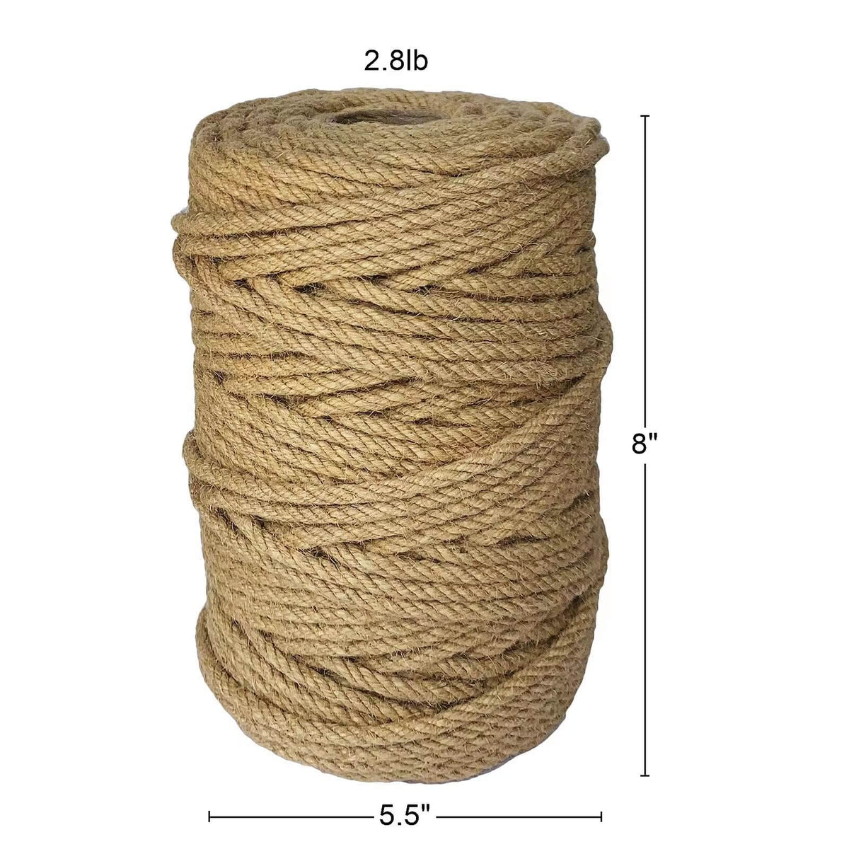 ILIKEEC 6mm jute twine strong for garden ties and plant support.