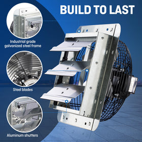 iLiving 10-inch blades with deep pitch delivering strong air movement