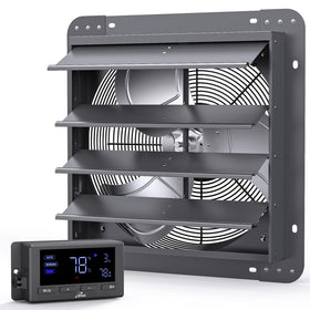 iLiving 16-inch wall-mounted shutter exhaust fan delivering strong airflow for large spaces