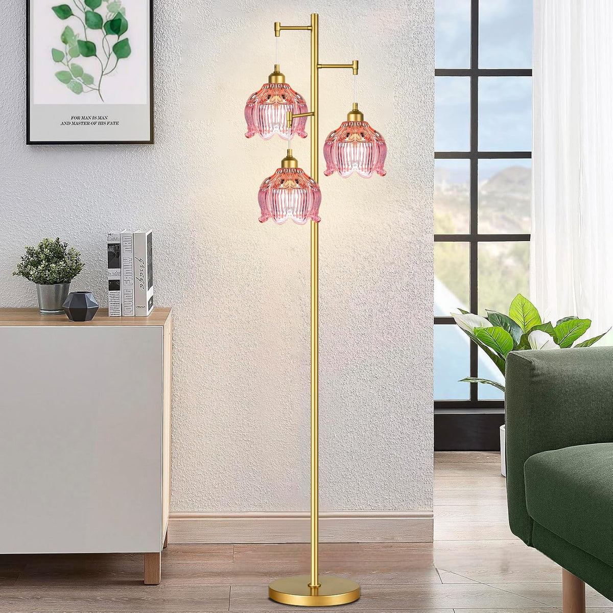 ILLMTW stable brass base keeps lamp safe around babies and pets
