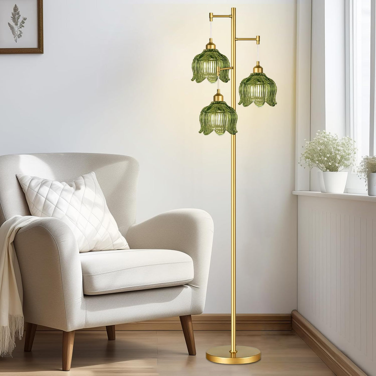 ILLMTW three LED bulbs are included for immediate warm illumination.