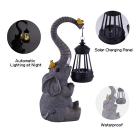 ILLUMINEW lucky elephant garden decor brings positive ambiance to yards and balconies.