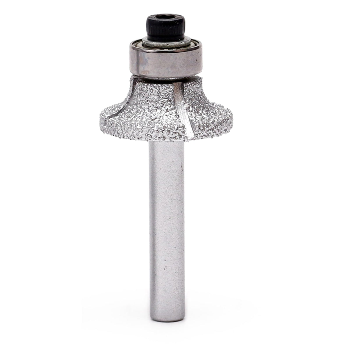ILOVETOOL vacuum brazed diamond router bit on marble edge for smooth bullnose profiles