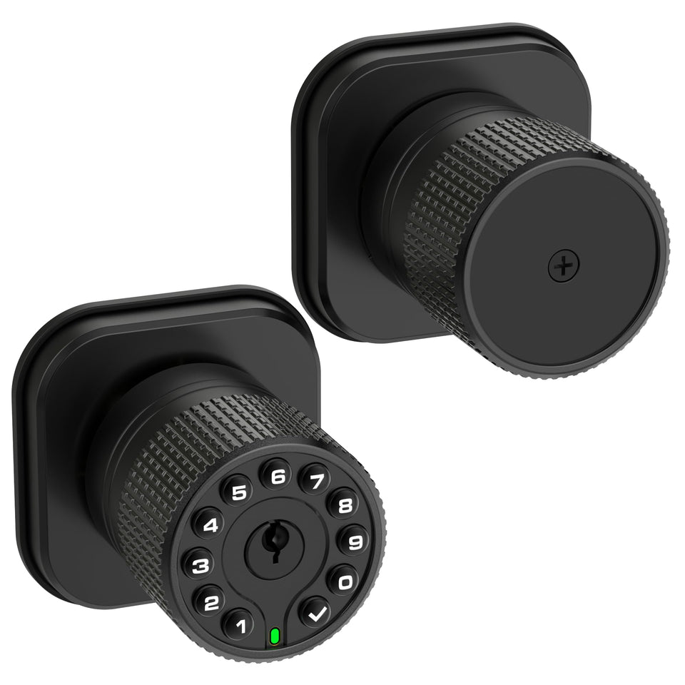 Rayhigher Keyless Entry Knob Lock with Keypad – Auto Lock, Waterproof, Easy Install
