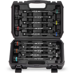 ARUCMIN 1/2 Drive Torque Limiting Extension Bar Set – 10-Piece Lug Nut Torque Sticks 65-150 ft-lbs
