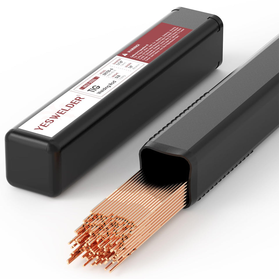 YESWELDER ER70S-6 1/16 inch x 16 inch Mild Steel TIG Welding Rod – 5 lb