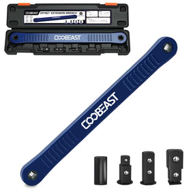 coobeast Offset Extension Wrench – Impact Ready Socket Extender with 1/4, 3/8, and 1/2 inch Drives