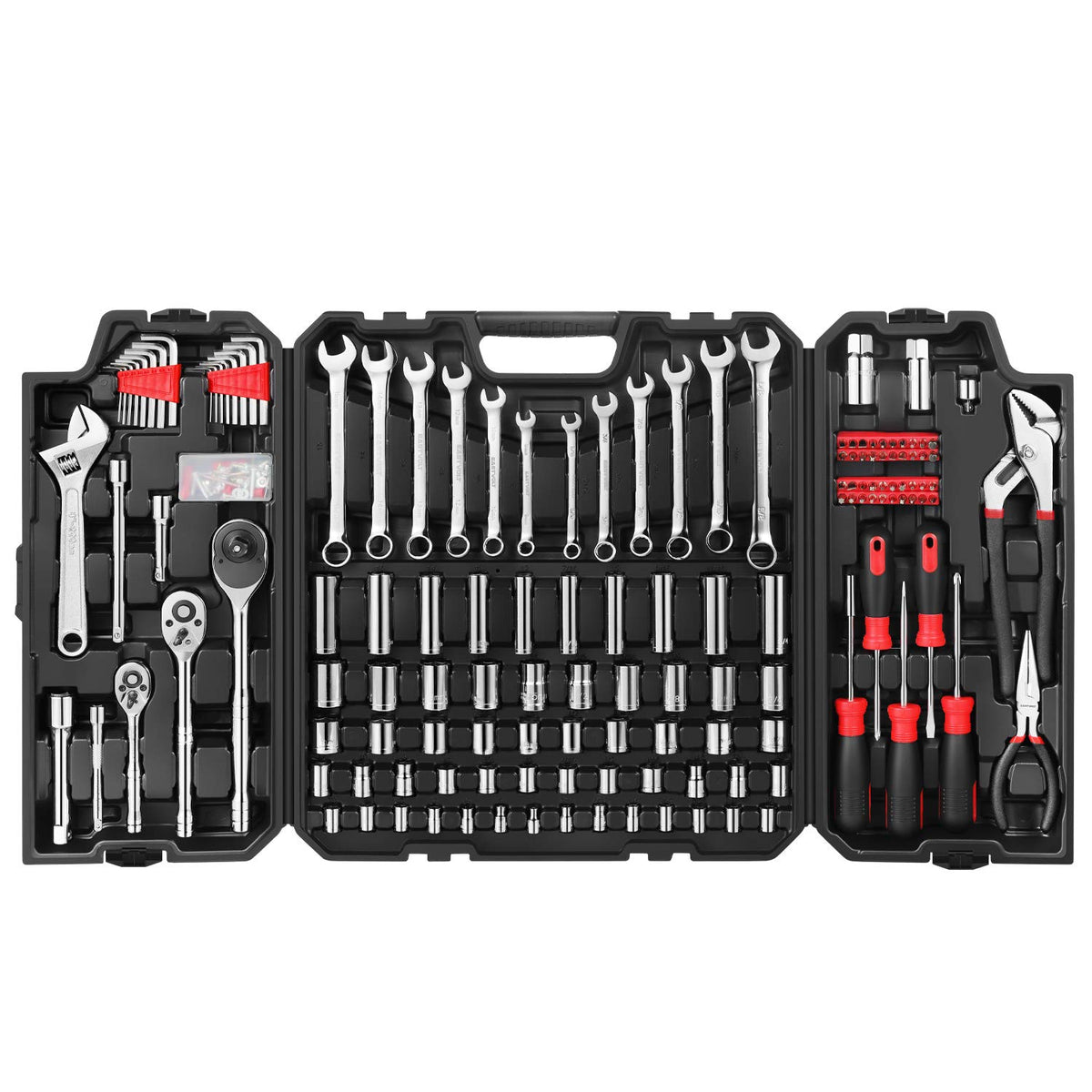 Eastvolt 248-Piece Mechanics Tool Set – Sockets, Ratchets & Wrenches (EVHT24801)