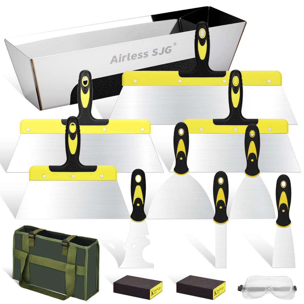 Airless SJG putty knife 2in for smooth patching and precise control