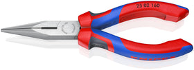 KNIPEX Long Nose Pliers with Cutter, Multi-Component (25 02 160) – 6-1/4 in