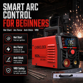 GNIWELDER 135A Mini Stick Welder 110V — Portable DIY Arc Welder