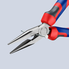 KNIPEX Long Nose Pliers with Cutter, Multi-Component (25 02 160) – 6-1/4 in