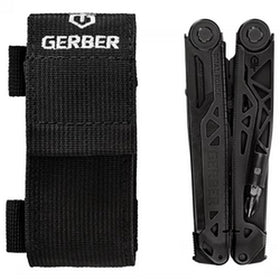 Gerber Gear Dual-Force Multitool - Heavy-Duty Pliers, Saw, Wire Cutter & Bit Storage | Black