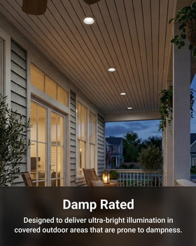 Sunco baffle trim 6-inch recessed light offering glare-free illumination.