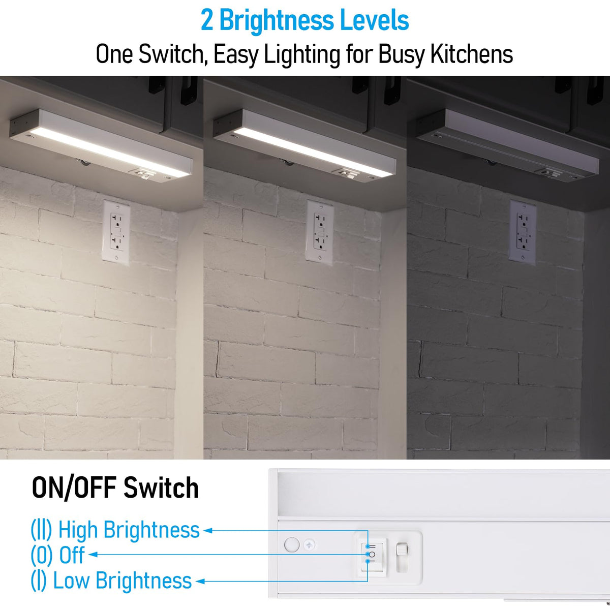 TORCHSTAR seamless cable connection demonstrates corner-to-corner under-cabinet lighting