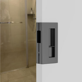 WOFADA pocket door handle with mortise lock for easy replacement on 1-3/8" doors