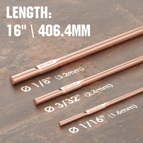 YESWELDER ER70S-6 1/16 inch x 16 inch Mild Steel TIG Welding Rod – 5 lb
