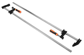 WEN 10236F2 Quick-Adjust 36-Inch Steel Bar Clamps – Two Pack, 2.5