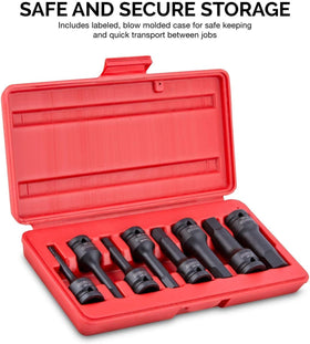 NEIKO 01137B 3-inch length sockets designed for high-torque applications.