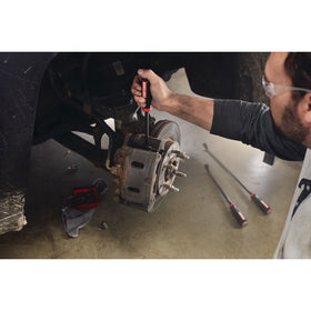 Craftsman utility pry bar 24inch for extended leverage in tight spaces.